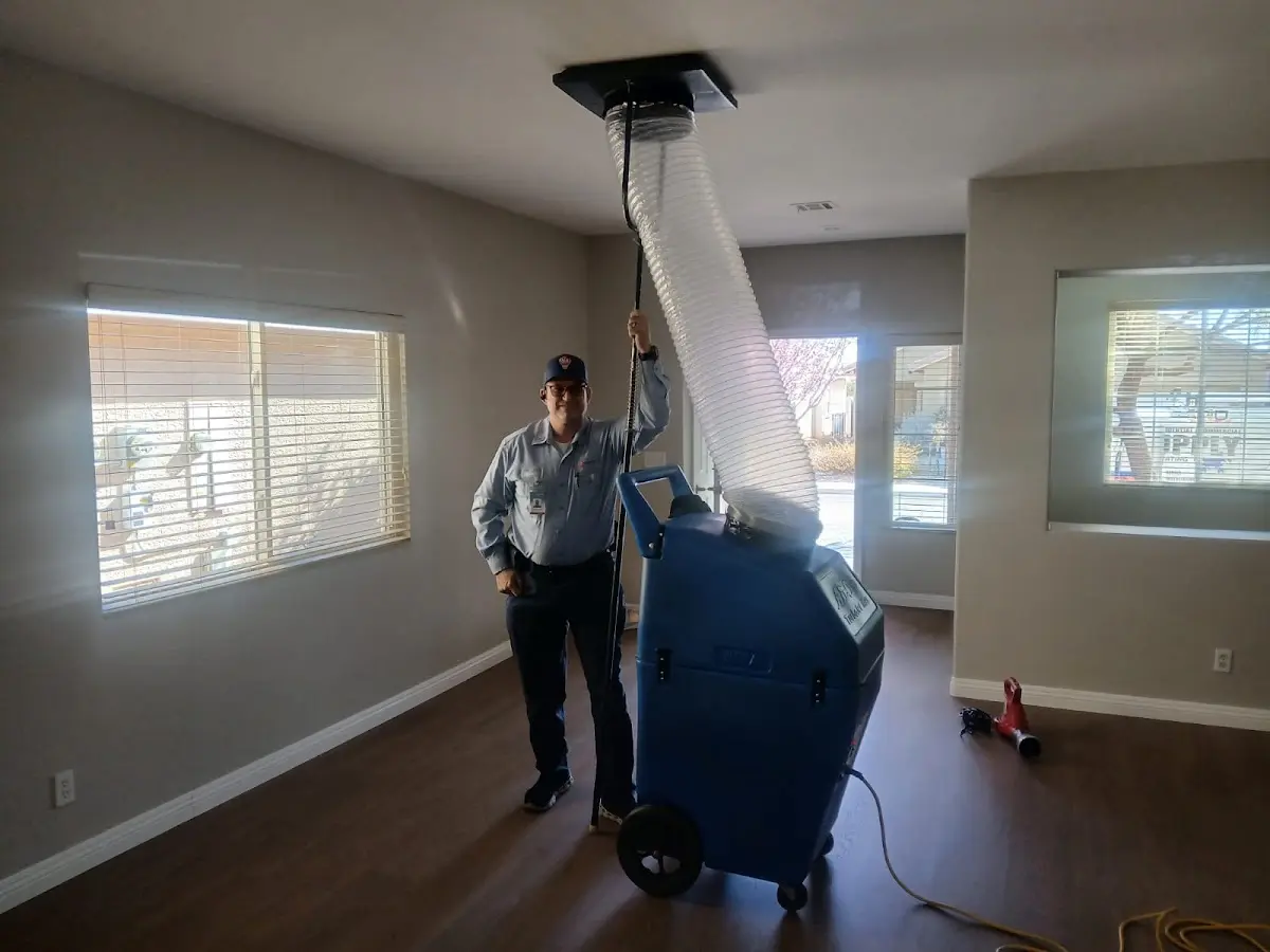 Professional Dryer Vent Cleaning work inside a Lake Mathews home